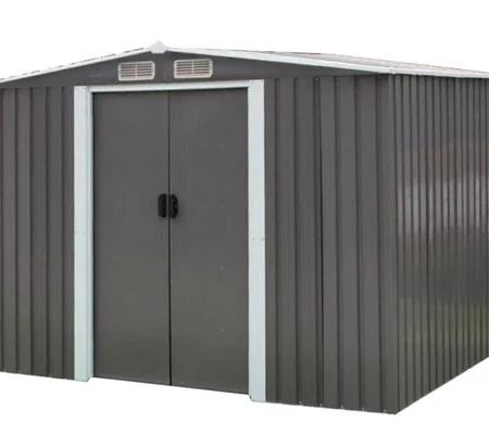 Cobertizo metálico jardín 8'x8' – Almacenaje exterior