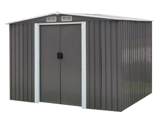 Cobertizo metálico jardín 8'x8' – Almacenaje exterior
