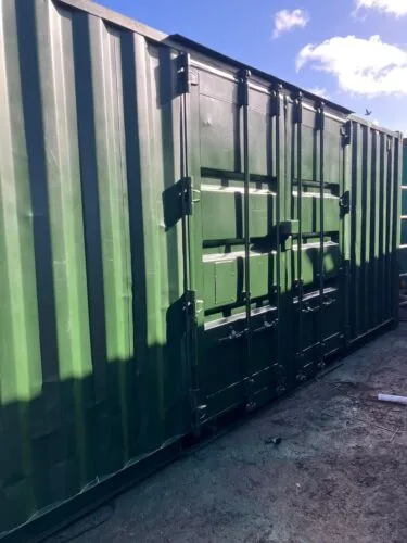 Contenedor 20 pies con puerta lateral – Repintado con bloqueo