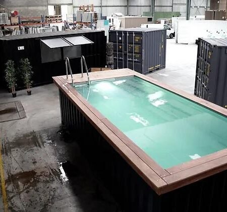 Piscina contenedor de 20 pies para casas rurales y turismo