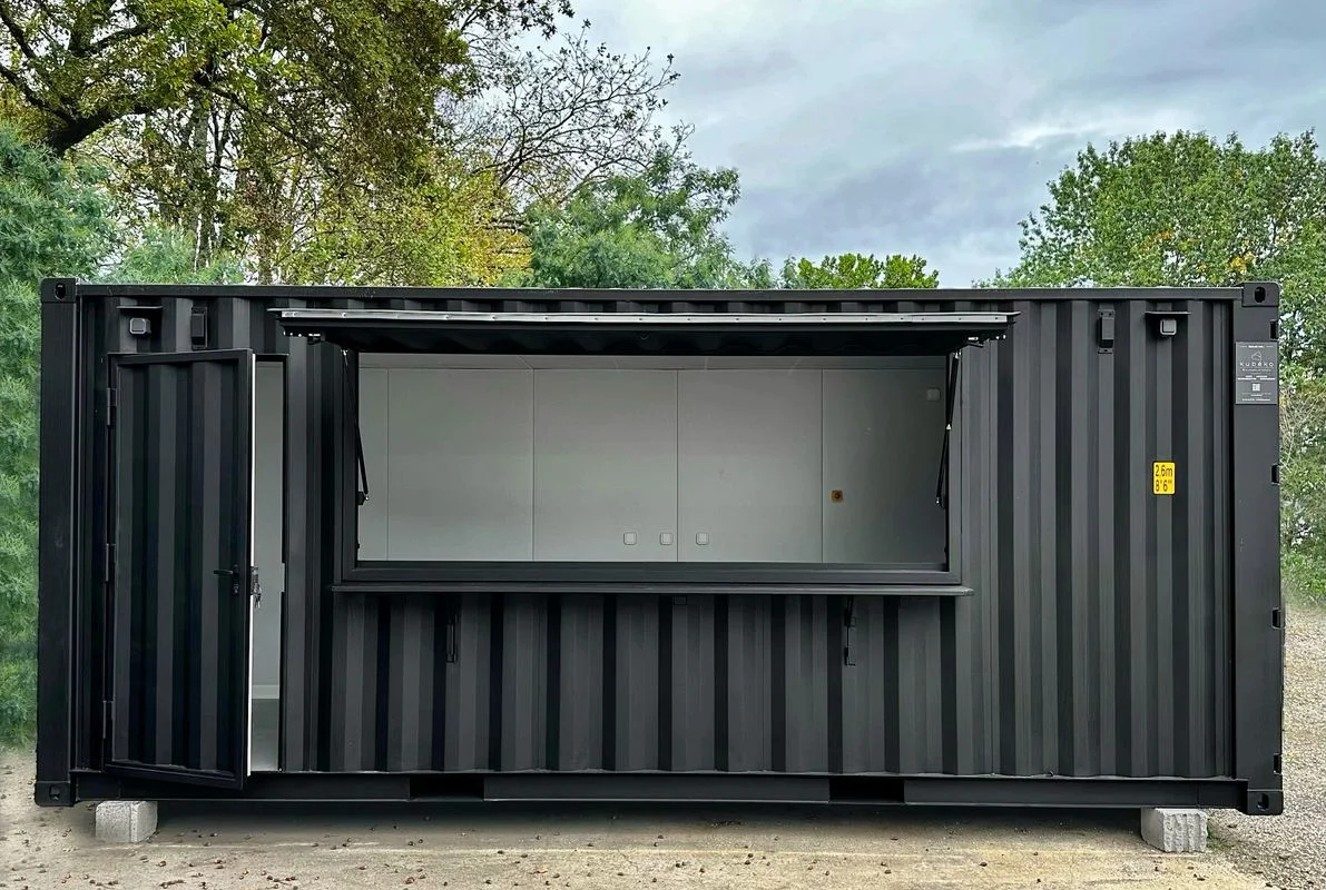 Kiosco contenedor multiusos – Snack bar, food truck o caseta de venta